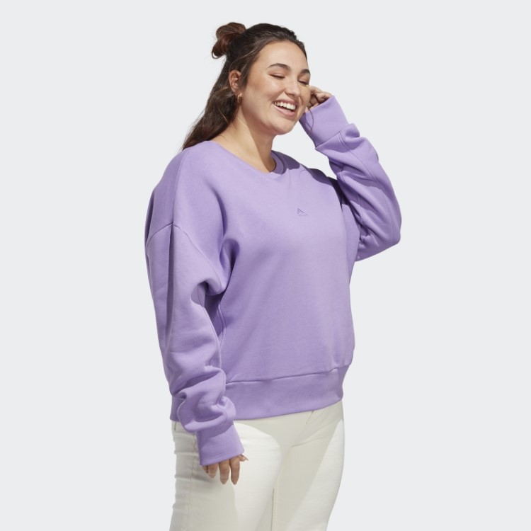 Moletom De Lã Adidas All Szn (tamanho Grande) Violeta