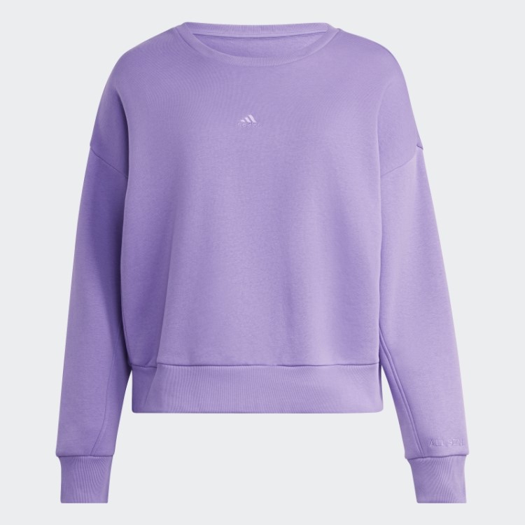 Moletom De Lã Adidas All Szn (tamanho Grande) Violeta