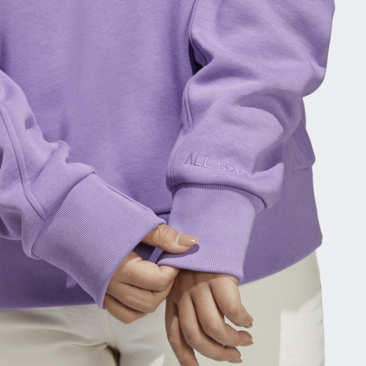 Moletom De Lã Adidas All Szn (tamanho Grande) Violeta