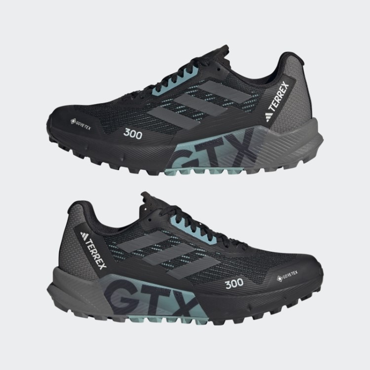 Tênis De Corrida De Trilha Adidas Cinza Adidas Terrex Agravic Flow 2.0 Gore-tex