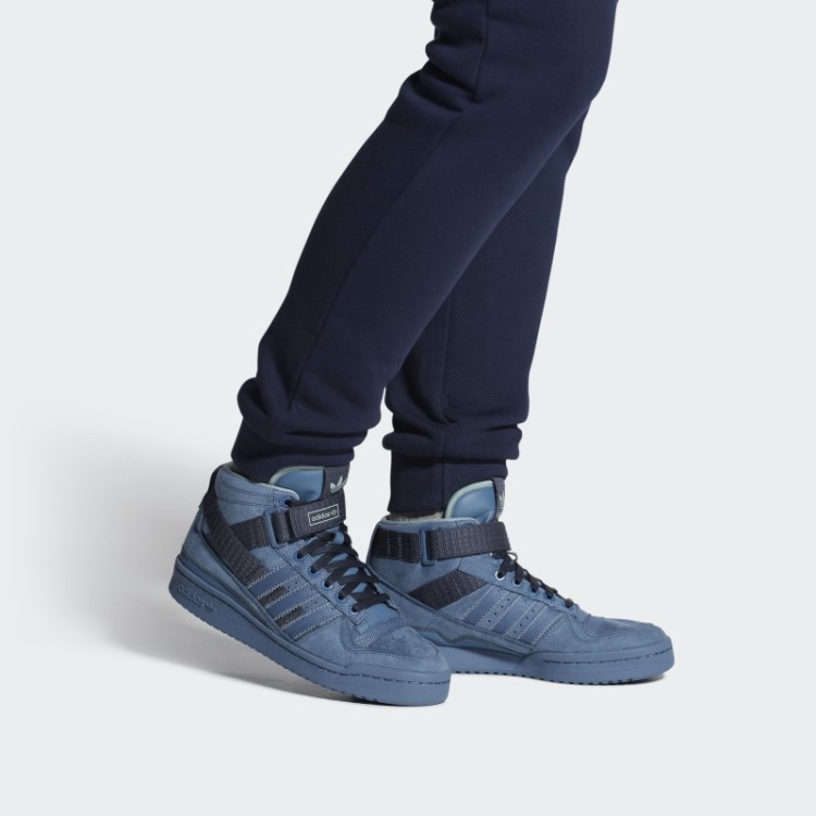 Tênis Forum Mid Parley Adidas Alterado Azul
