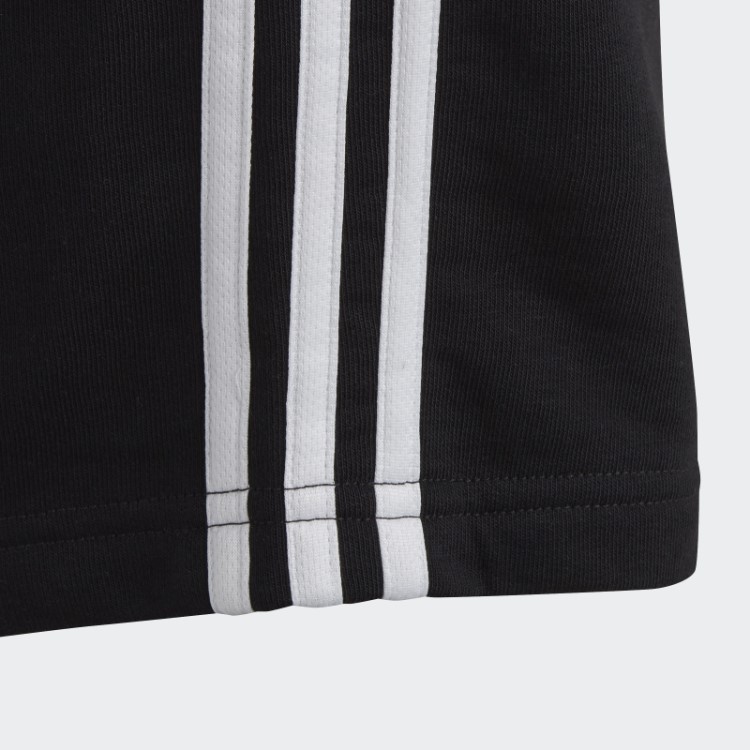 Bermuda Branca Com As Três Listras Adidas Essentials