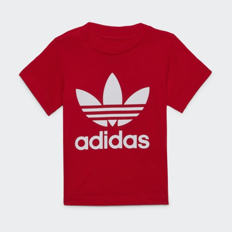 Camiseta Vermelha Adidas Trefoil