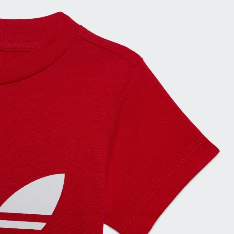 Camiseta Vermelha Adidas Trefoil
