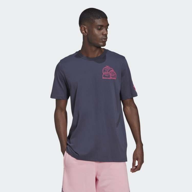 Camiseta Adidas Originals X Kevin Lyons Moda Navy