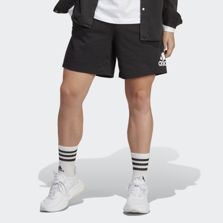 Bermuda Adidas Black Essentials Com Logo