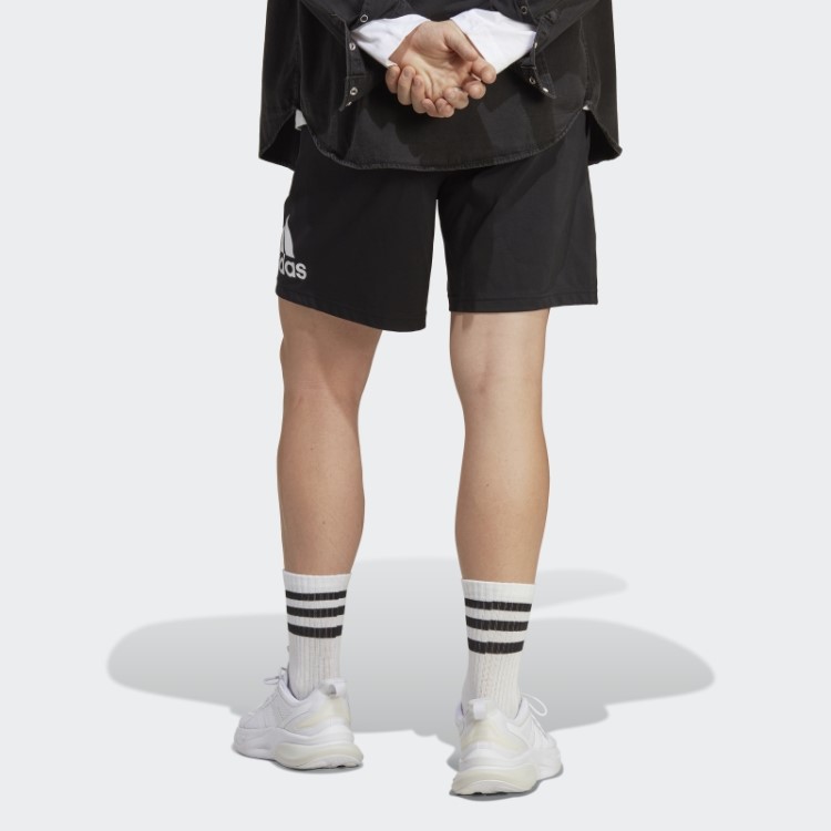 Bermuda Adidas Black Essentials Com Logo