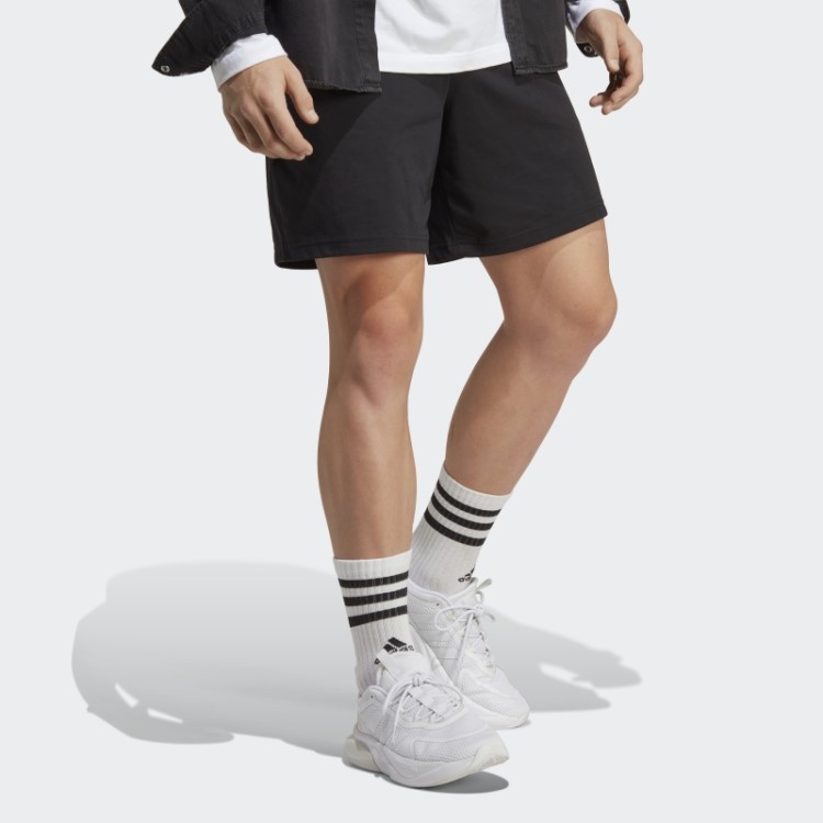 Bermuda Adidas Black Essentials Com Logo