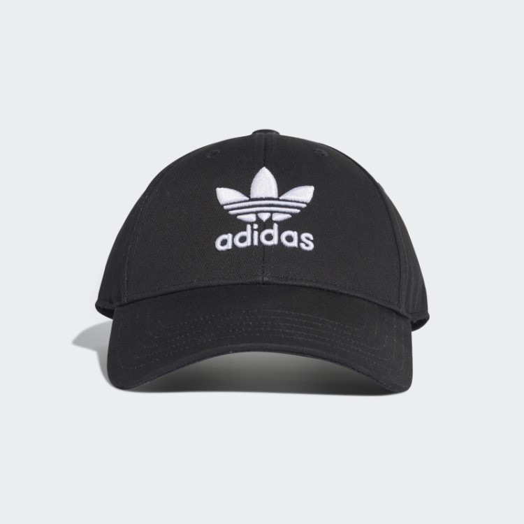 Boné De Beisebol Adidas Trefoil Preto