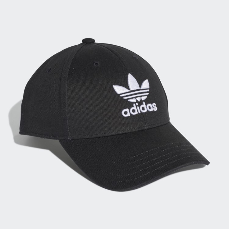 Boné De Beisebol Adidas Trefoil Preto