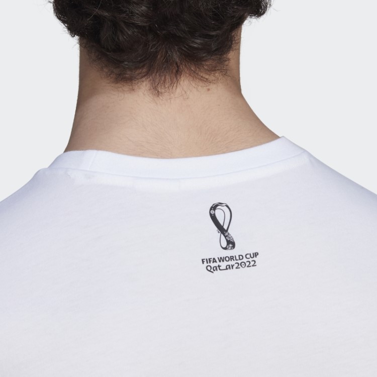 Camiseta Da Copa Do Mundo Da Fifa 2022 Espanha Branca Adidas