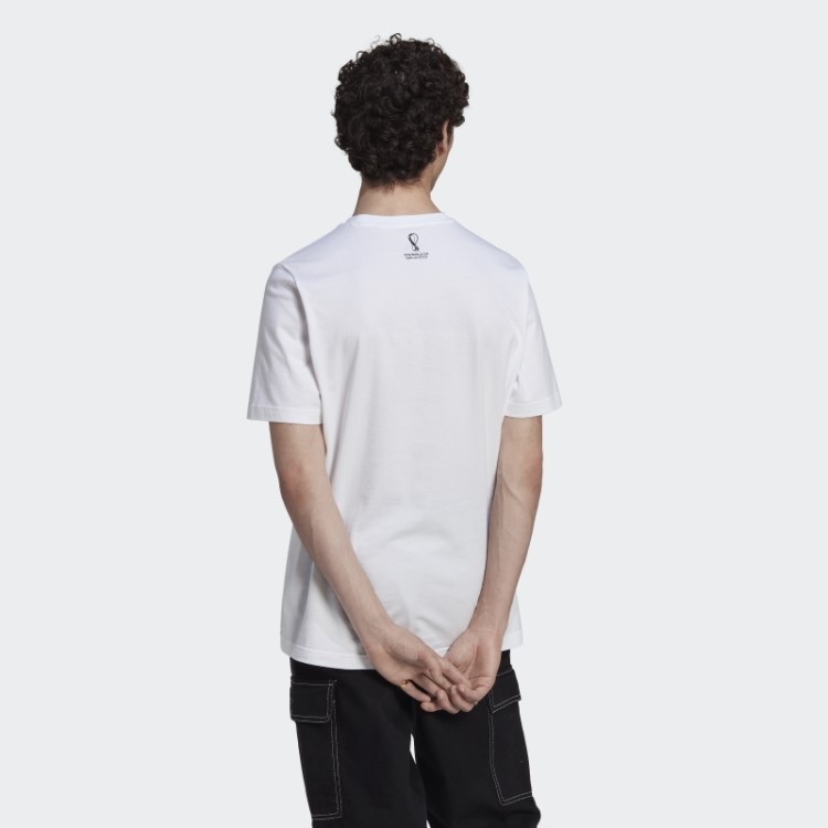 Camiseta Branca Copa Do Mundo Fifa 2022 Espanha Adidas