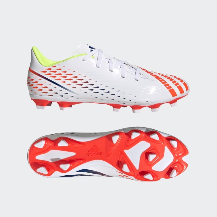 Predador Edge.4 Chuteiras Flexíveis Adidas Branco