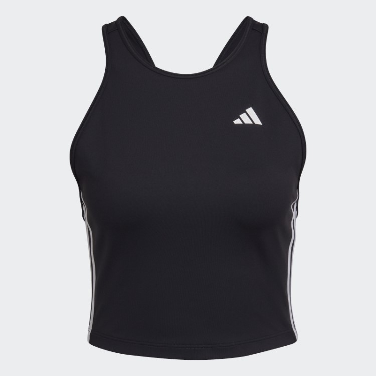 Regata Adidas Preta Aeroready Feita Para Treino Com As Três Listras