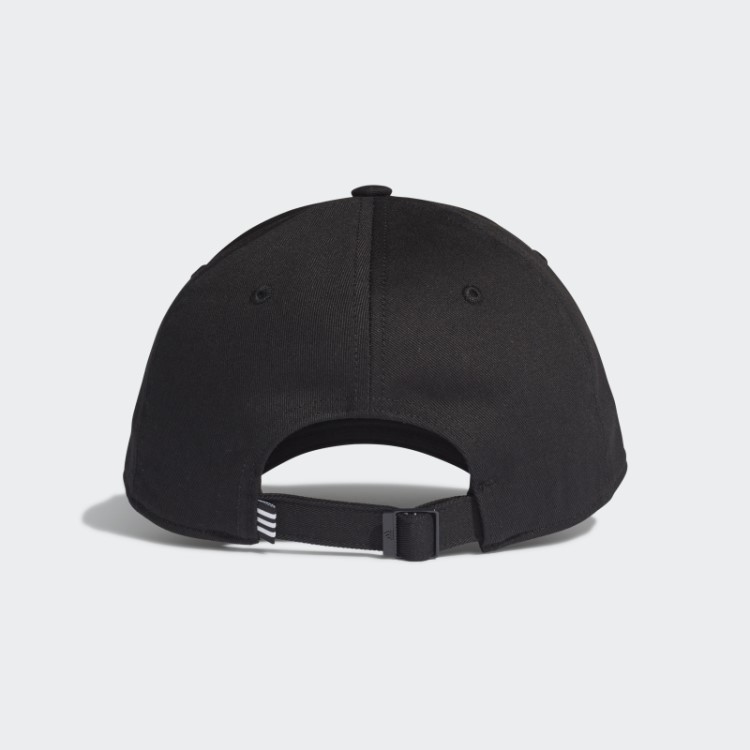 Boné De Beisebol De Algodão Preto Adidas