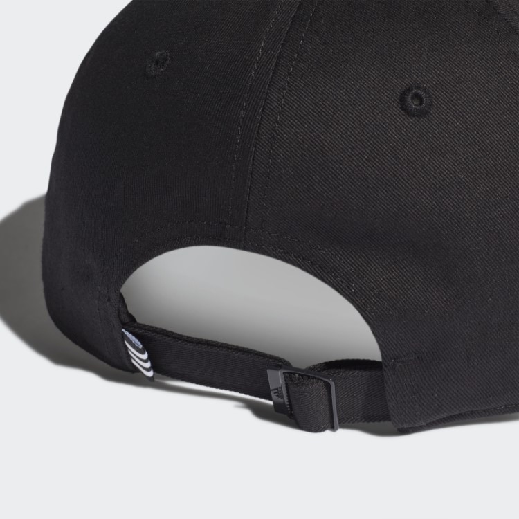 Boné De Beisebol De Algodão Preto Adidas