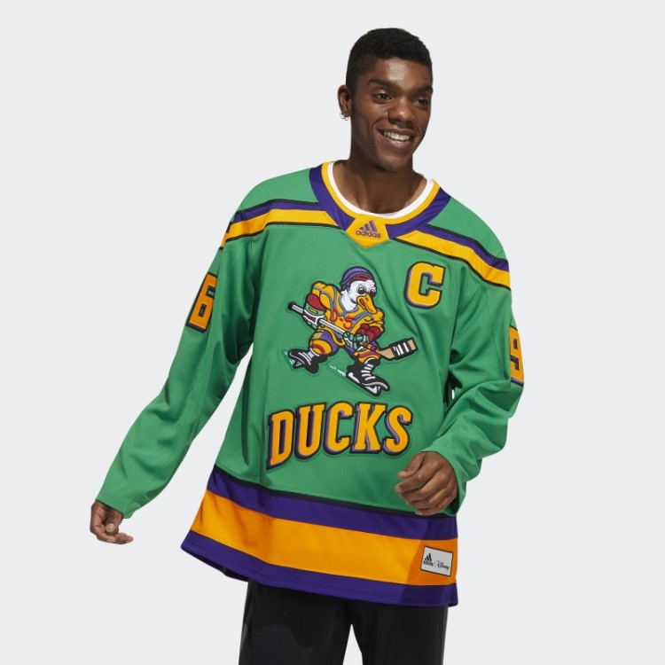 Camisa Verde Adidas Mighty Ducks Conway Autêntica