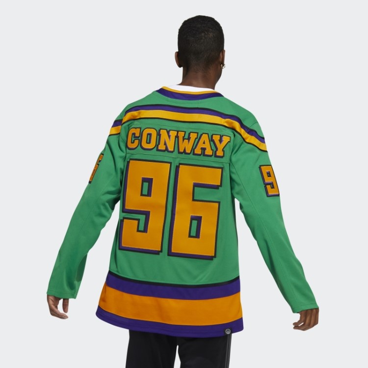 Camisa Verde Adidas Mighty Ducks Conway Autêntica