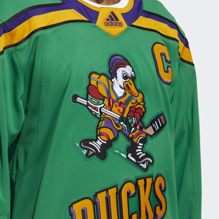 Camisa Verde Adidas Mighty Ducks Conway Autêntica