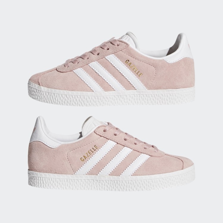 Tênis Adidas Gazelle Rosa Gelado