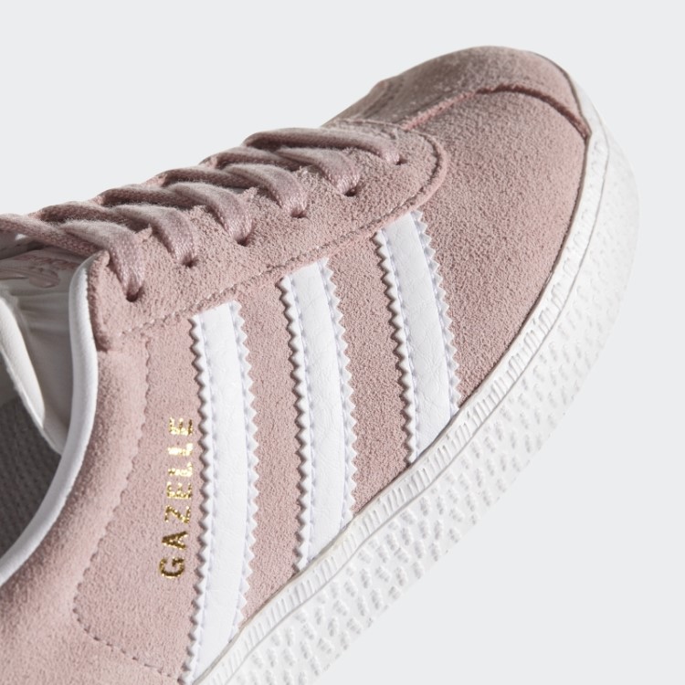 Tênis Adidas Gazelle Rosa Gelado