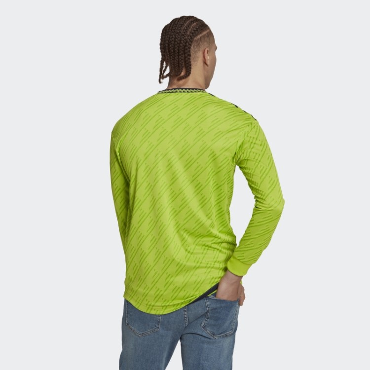 Manchester United 22/23 Terceira Camisa Autêntica De Manga Comprida Adidas Slime