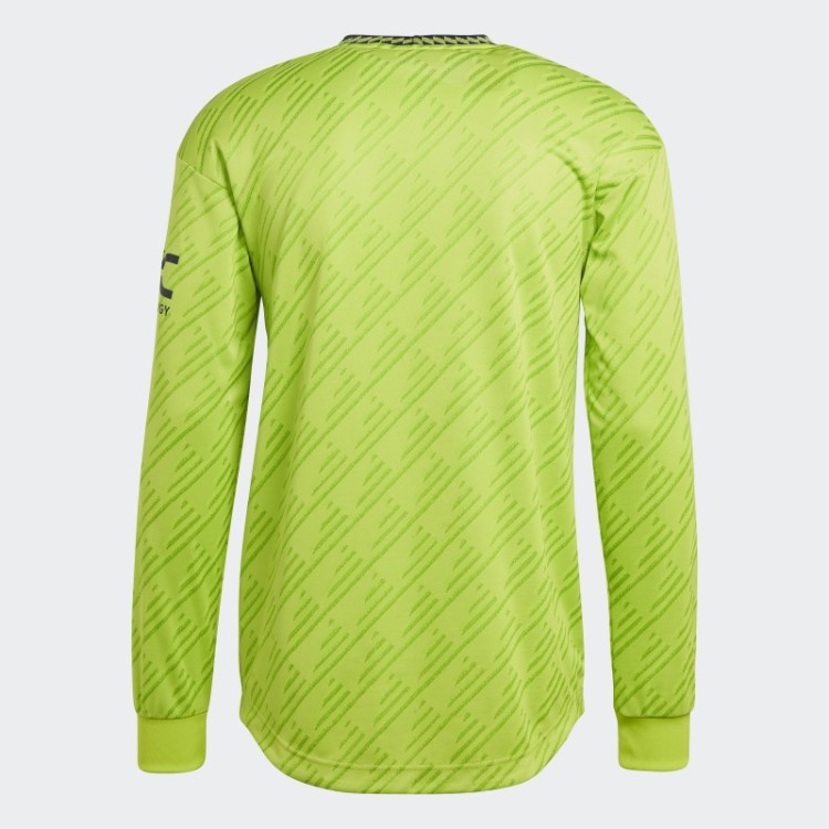 Manchester United 22/23 Terceira Camisa Autêntica De Manga Comprida Adidas Slime