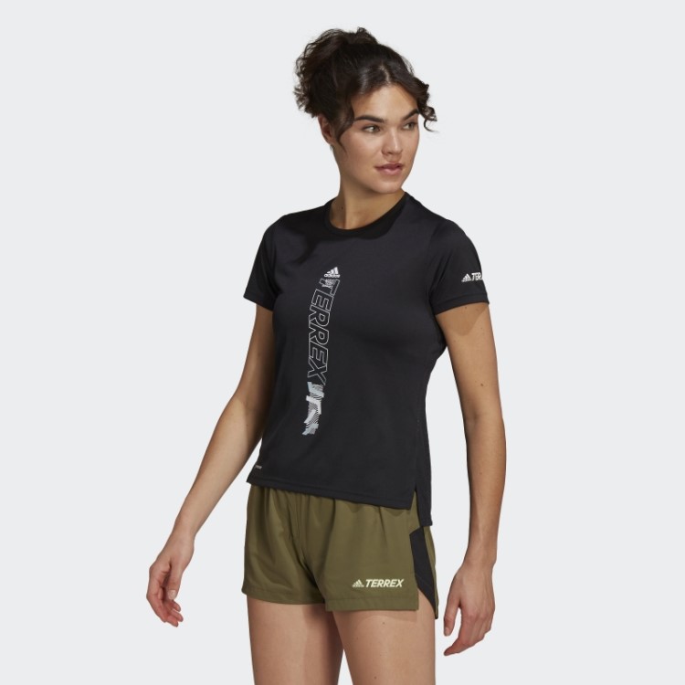 Camiseta Preta Agravic Terrex Adidas
