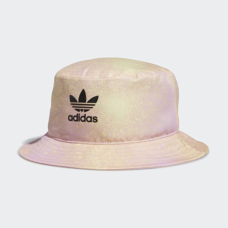 Boné Lilás Com Estampa De Spray Adidas