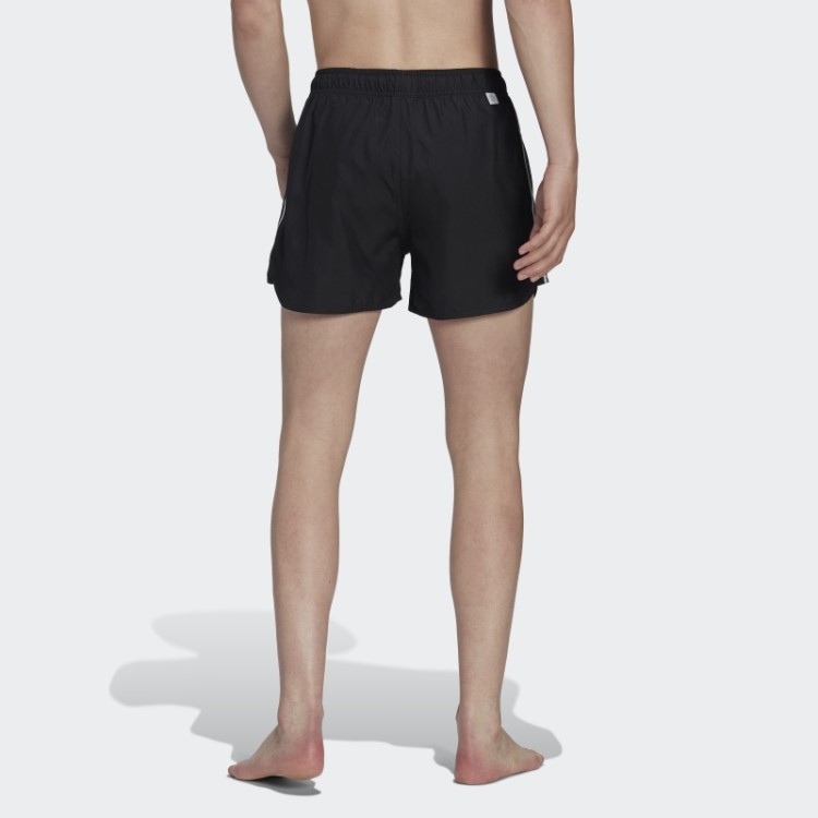 Calção De Banho Retrô De Comprimento Muito Curto Adidas Preto