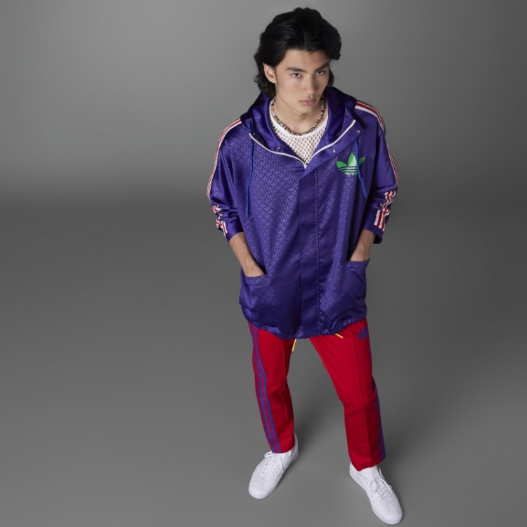 Rico Roxo Adidas Adicolor Heritage Agora Blusão