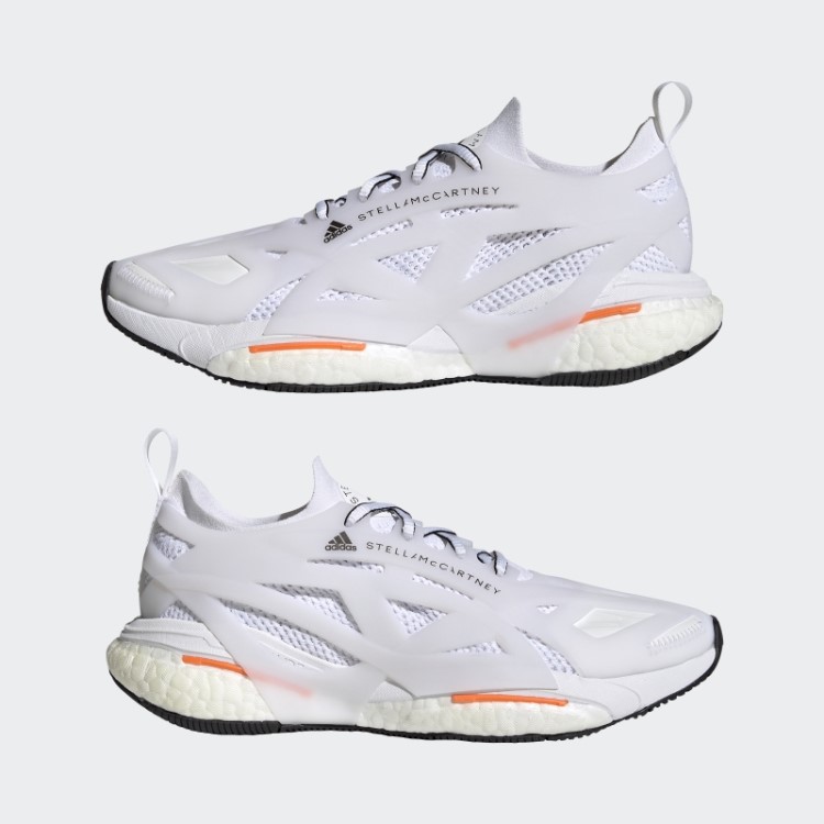 Tênis De Corrida Solarglide Branco Adidas By Stella Mccartney