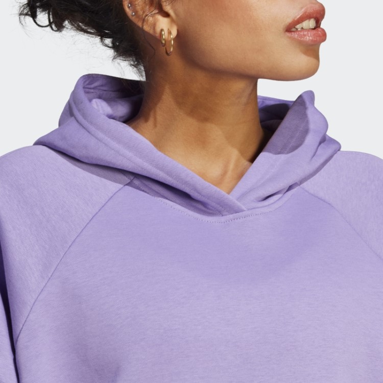 Moletom Com Capuz De Lã Adidas All Szn Violeta Para Namorado