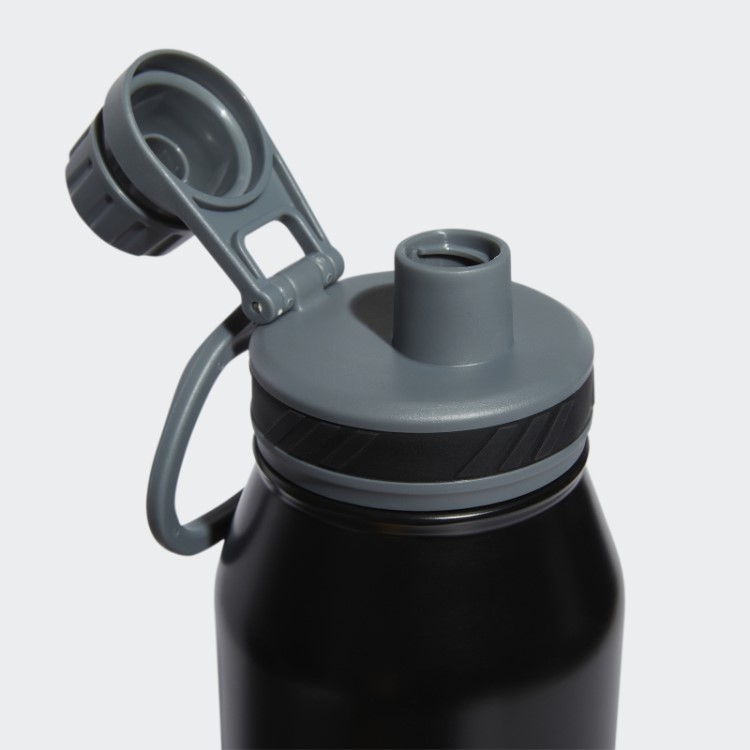 Garrafa De Metal Adidas Preto Aço 1l