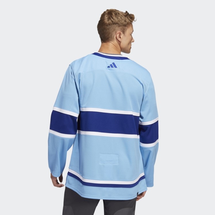 Canadiens Autêntico Reverso Reverso Jersey Wordmark Adidas Céu Azul 10
