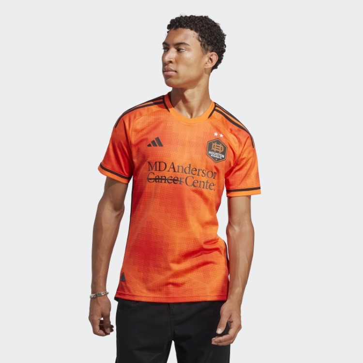 Houston Dynamo 23/24 Home Autêntico Jersey Adidas Laranja