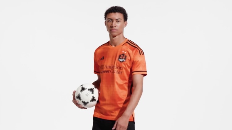 Houston Dynamo 23/24 Home Autêntico Jersey Adidas Laranja