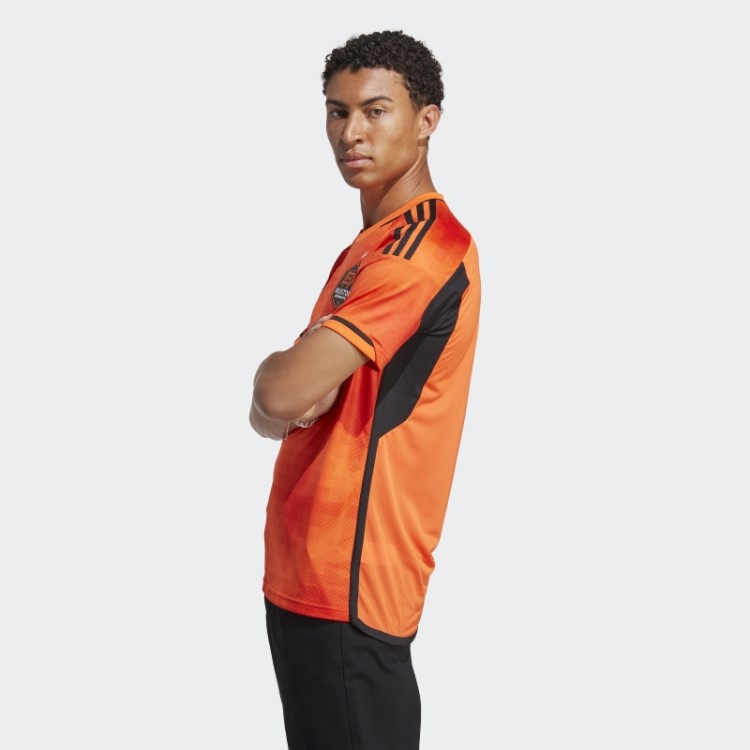 Houston Dynamo 23/24 Home Autêntico Jersey Adidas Laranja