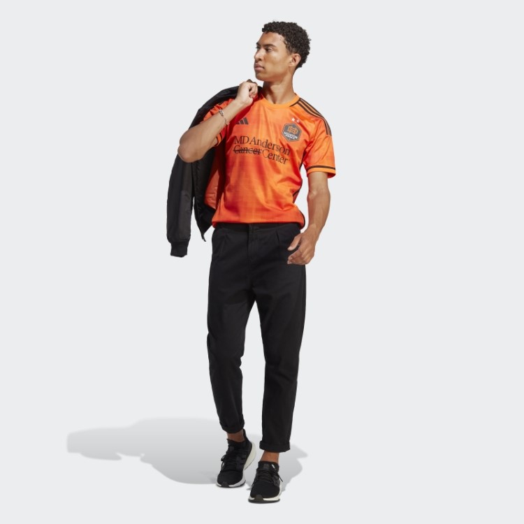 Houston Dynamo 23/24 Home Autêntico Jersey Adidas Laranja