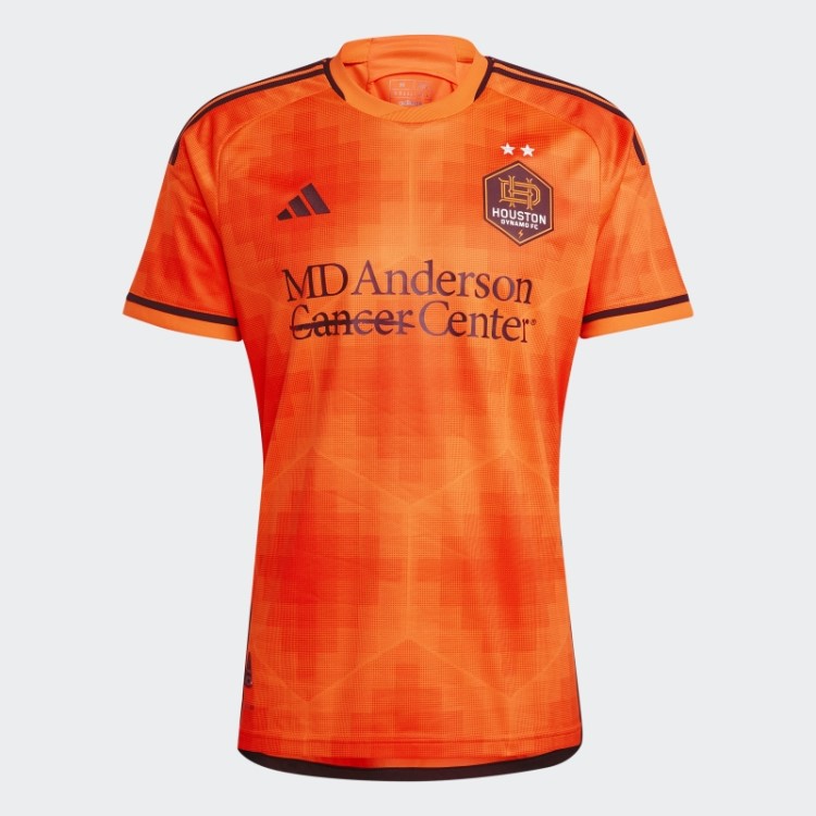 Houston Dynamo 23/24 Home Autêntico Jersey Adidas Laranja