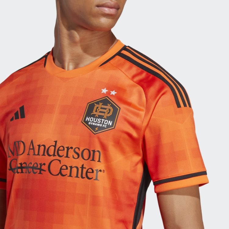 Houston Dynamo 23/24 Home Autêntico Jersey Adidas Laranja