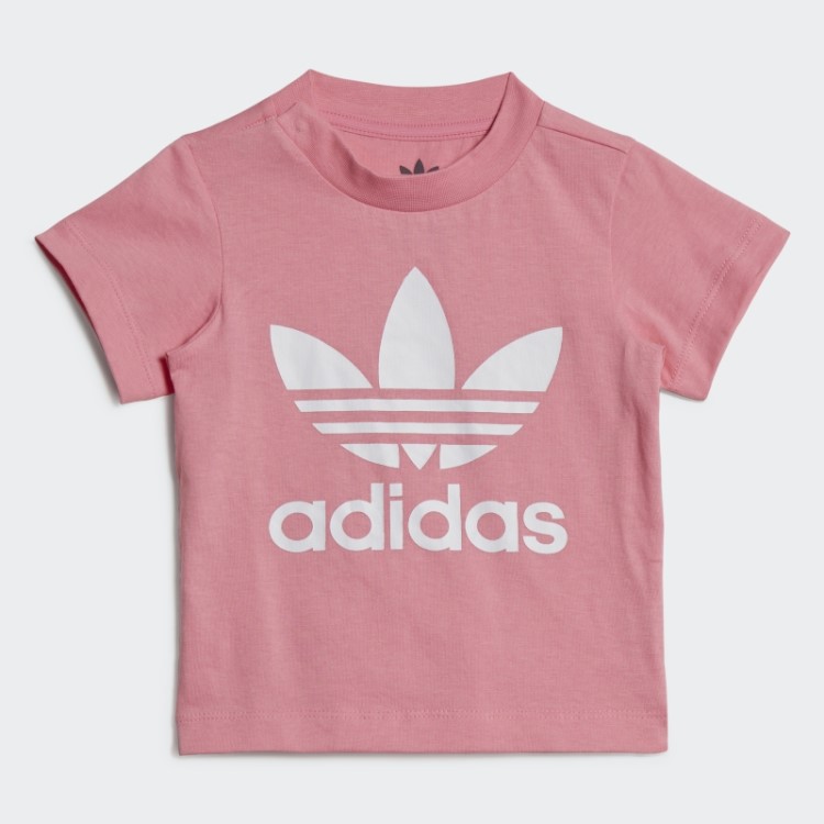 Camiseta Rosa Adidas Trefoil