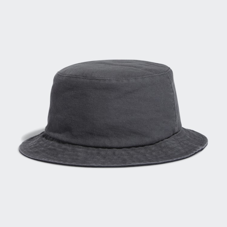 Chapéu De Balde Lavado Estilo Adidas Cinza