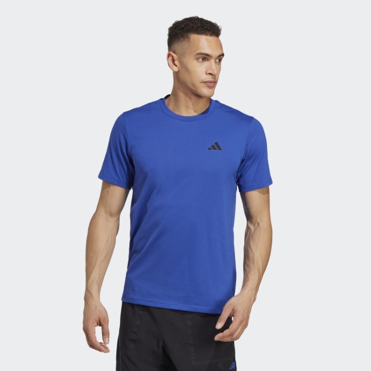 Camiseta De Treino Azul Adidas Train Essentials Feelready