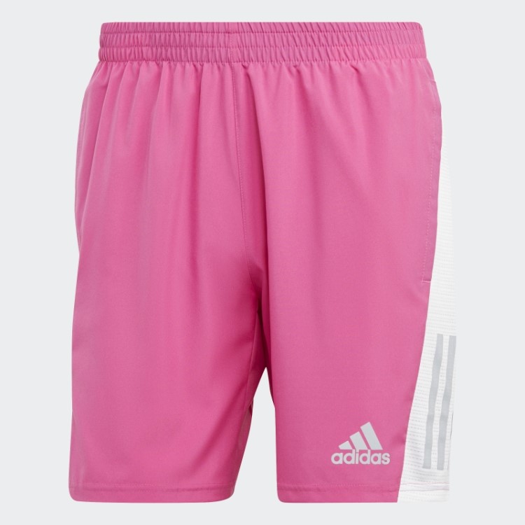 Fúcsia Adidas Possui Os Shorts De Corrida