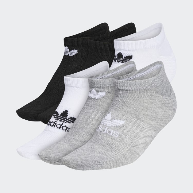 Meia Adidas Classic Superlite No-show 6 Pares Cinza