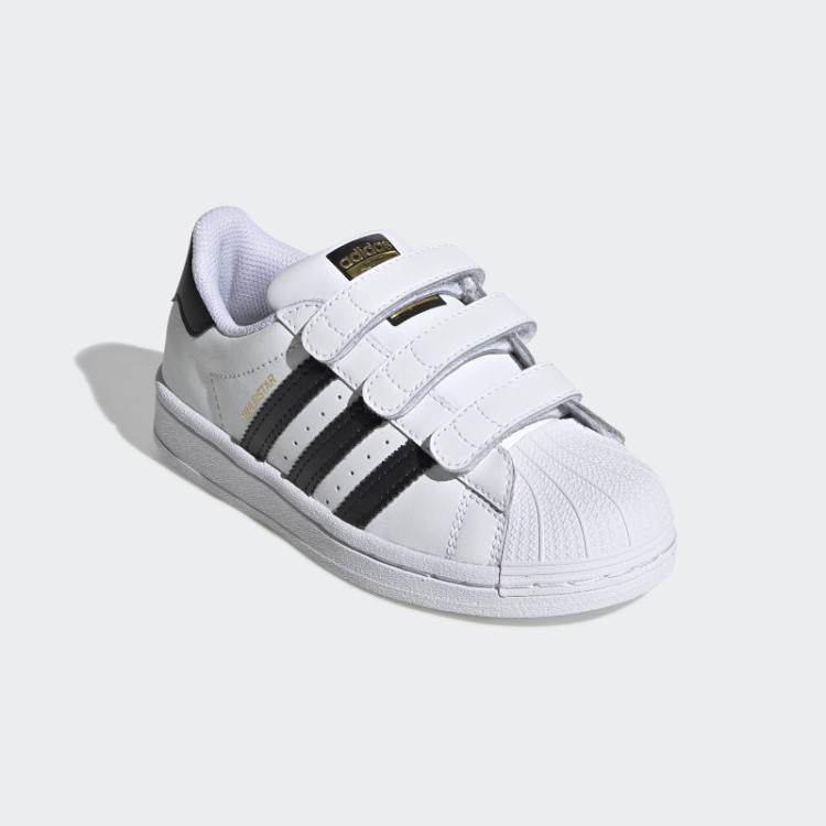Elegantes Sapatos Infantis Adidas Superstar Preto