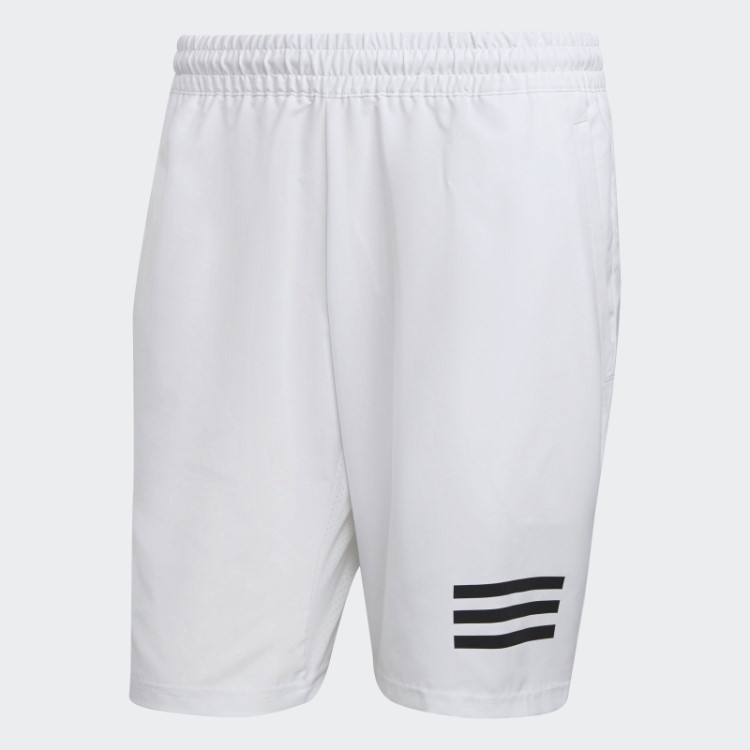 Calção De Tênis Com As Três Listras Adidas Club Preto