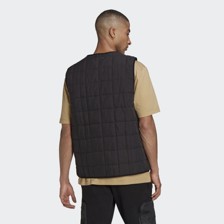 R.y.v. Colete Acolchoado Preto Adidas
