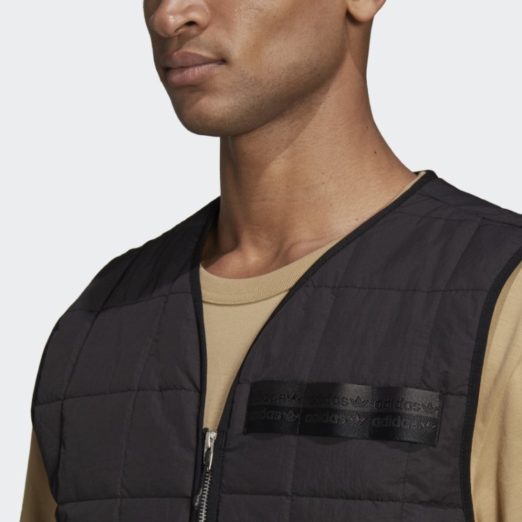 R.y.v. Colete Acolchoado Preto Adidas